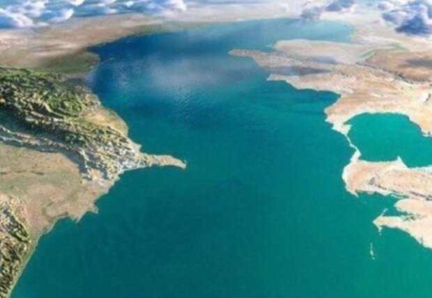 نقشه پایش ماهواره‌ای دمای آب دریای خزر منتشر شد